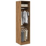 vidaXL Garde-robe chêne artisanal 50x50x200 cm bois d'ingénierie