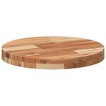 vidaXL Dessus de table rond Ø40x4 cm bois massif d'acacia