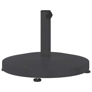 vidaXL Base de parasol extérieur Réglable Gris foncé 48 x 48 x 32 cm