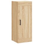 vidaXL Buffet haut Chêne sonoma 34 5x34x180 cm Bois d'ingénierie