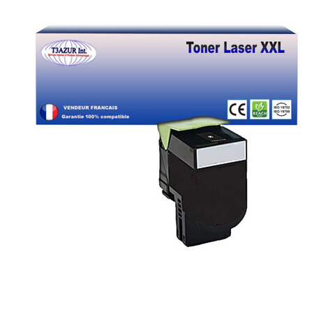 70C2HK0 - Toner compatible avec Lexmark CS410dn  CS410dtn  CS410n Noir - 4 000 pages
