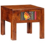 vidaXL Table de chevet 40x40x36 cm bois d'acacia massif