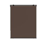 Lot de 4 stores enrouleur d'extérieur 120x225 cm houston taupe  universel