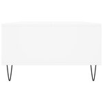 vidaXL Table basse blanc 104x60x35 cm bois d'ingénierie