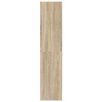 vidaXL Bibliothèque/Séparateur de pièce chêne sonoma 100x30x135 cm