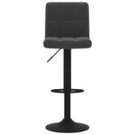 vidaXL Tabourets de bar lot de 2 noir velours