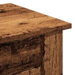 vidaXL Table basse vieux bois 40x40x42 cm bois d'ingénierie