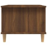 vidaXL Table basse chêne marron 90x50x40 cm bois d'ingénierie
