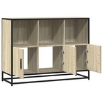 vidaXL Buffet chêne sonoma 100x35x76 cm bois d'ingénierie