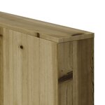 vidaXL Canapé de jardin 2 places 134x60x62 cm Bois de pin traité