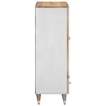 vidaXL Buffet 60x33 5x100 cm bois de manguier massif