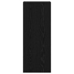 vidaXL Meuble TV mural Chêne noir 40 5 x 30 x 102 cm Bois d'ingénierie