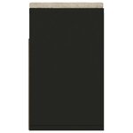 vidaXL Banc à chaussures et coussin Noir 104x30x49cm Bois d'ingénierie