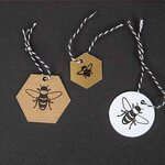 Clear Stamps - L'été des abeilles  97x205mm  28 motifs  1 feuille