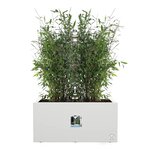 Bac à fleurs - Blanc - 59 x 30 x 29 cm - 100  recyclé