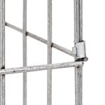 vidaXL Colonne Gabion avec Robinet d'Eau 100x25x25 cm Acier Inoxydable 304
