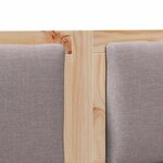 vidaXL Tête de lit Autre Marron 180 cm Bois massif en pin