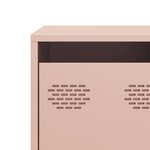 vidaXL Meuble TV rose 101 5x39x43 5 cm acier laminé à froid