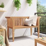 vidaXL Banc de jardin 127 5 x 52 x 80 cm en bois de teck massif