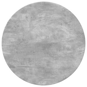 vidaXL Plateau de table Gris béton 70 x 70 x 1 5 cm Bois d'ingénierie