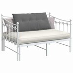 vidaXL Coussin de Dos Gris foncé 100 x 50 cm Tissu en microfibre