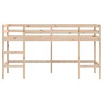 vidaXL Lit mezzanine d'enfants sans matelas avec échelle 80x200 cm