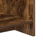 vidaXL Meuble TV Chêne fumé 102 x 35 x 45 cm Bois d'ingénierie