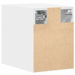 vidaXL Armoire murale blanc 30x42 5x40 cm bois d'ingénierie