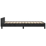 vidaXL Cadre de lit sans matelas noir 80x200 cm velours