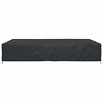 vidaXL Housse pour mobilier d'extérieur Noir 350 x 260 x 90 cm 420D