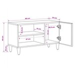 vidaXL Armoires de rangement avec stockage Marron 80 x 31 5 x 46 cm