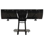 vidaXL Chasse-neige pour VTT 150x38 cm Noir