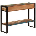 vidaXL Table console 110x30x76 cm Bois massif de récupération