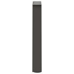vidaXL Pieds de table basse en forme de V 2 pièces Anthracite 28 x (42-43 3) cm Acier