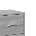 vidaXL Buffets 2 Pièces sonoma gris 60x31x84 cm bois d'ingénierie