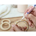 Marqueur Acrylique 5300 Argent Pointe Fine 1-2 mm EDDING
