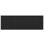 vidaXL Tête de lit murale en chêne noir 240x1 5x80 cm en bois d'ingénierie