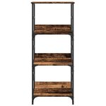 vidaXL Bibliothèque vieux bois 50x33x117 5 cm bois d'ingénierie