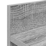 vidaXL Porte-manteau mural avec étagère Sonoma gris 40 x 10.5 x 18 cm