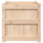 vidaXL Jardinières 2 Pièces bois de pin massif