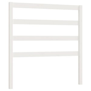 vidaXL Tête de lit Blanc 81x4x100 cm Bois massif de pin