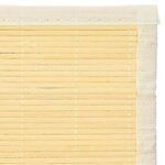 vidaXL Tapis en bambou 160x230 cm Naturel