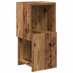 vidaXL Meuble d'angle Blanc 25 5x25x55cm Bois d'ingénierie