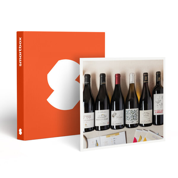 SMARTBOX - Coffret Cadeau Coffret Pépites de vignerons : 6 vins et livret de dégustation -  Gastronomie