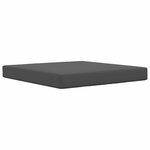 vidaXL Coussin de canapé d'extérieur 2 Pièces Anthracite Polyester