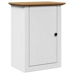 vidaXL Meubles de salle de bain 4 Pièces BODO blanc bois de pin massif
