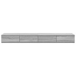 vidaXL Tiroirs de lit Gris Sonoma 160x36 5x16 5 cm en Bois d'ingénierie