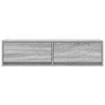 vidaXL Meuble TV Sonoma gris 100 x 31 x 25.5 cm Bois d'ingénierie