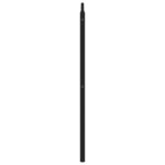 vidaXL Tête de lit métal noir 200 cm