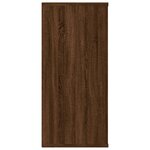 vidaXL Bibliothèque/Buffet Chêne marron 66x30x98 cm Bois d'ingénierie